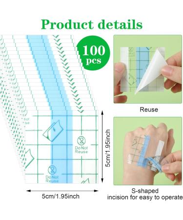 100 Pieces Disposable Makeup Hand Palette - Waterproof Cosmetic Tray for Professional Artists & Makeup Lovers - Buy Online on GoSupps.com