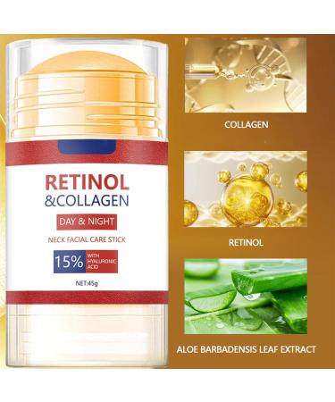 Retinol & Collagen Neck Facial Care Stick Anti-aging Firming Cream for Neck and D collet Retinol & Collagen Neck Facial Care Stick Long-lasting Moisturizing Nourishment Rejuvenates the Skin - Buy Online on GoSupps.com