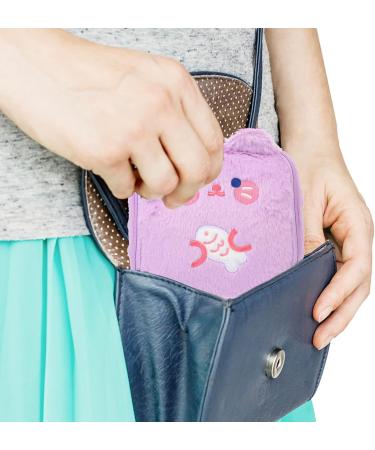 FOMIYES Napkin Storage Bag | Menstrual Pad Pouch with Zipper for Girls | Purple | International Shipping Available - Buy Online on GoSupps.com