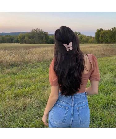 Bmobuo Butterfly Hair Clips - 5Pcs Cute Hair Claw Clips for Women, Y2K Accessories for Thick Hair - Buy Online on GoSupps.com