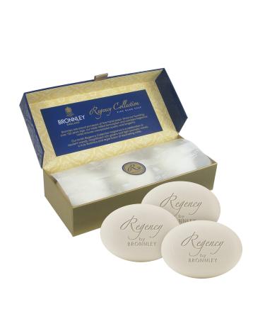 England Regency Bar Soaps Three Triple Milled Vegan Soap Bars Gift Soaps Boxed Paraben-Free Shea Butter Three 3.5oz Bar Soaps