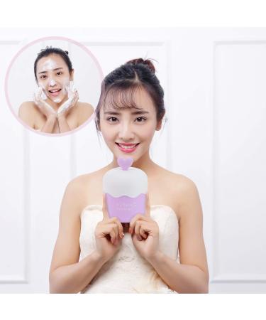 Face Wash Foam Maker - Portable Facial Cleanser Whip Cup for Travel & Home (Purple) | Perfect for Fresh Foamy Cleanse - Buy Online on GoSupps.com