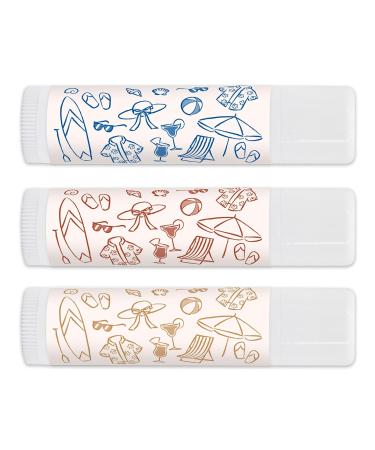 Custom Lip Balm Wedding Favors Beach Bachelorette Party Favor Beach Birthday Party Girls Trip (Set of 24) - Buy Online on GoSupps.com