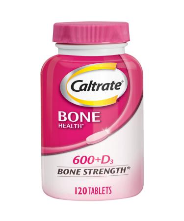 Caltrate Bone Health 600+D3 to help maximize calcium absorption Calcium and Vitamin D Supplement Tablet 600 mg - 120 Count