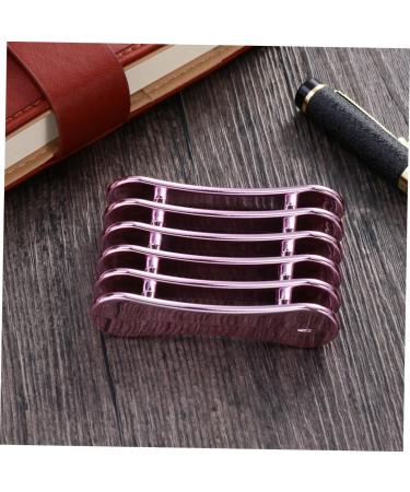 minkissy 5 Eyebrow Pen Display Stand Nail Brush Display Stand Uv Glue Pen Holder Painting Pen Holder Nail Pen Stand Nail Display Stand Holder for Nail Brush Makeup Brush Purple Vertical - Buy Online on GoSupps.com