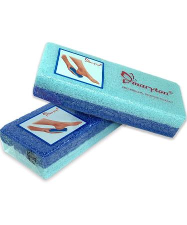 Maryton Foot Exfoliator Scrubber Sponge - Callus Remover Pedicure Tool for Salon-Worthy Feet - 2pcs - Buy Online on GoSupps.com