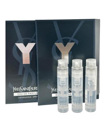 YVES SAINT LAURENT YSL Y Men EDP Sample Perfume EAU DE PARFUM Spray Trial Size Partially Filled Vials 1.2 ml / 0.04 fl oz (set of 3) - Buy Online on GoSupps.com