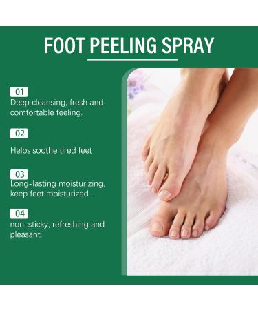 WRANBAO Foot peeling spray with orange oil moisturizing refreshing foot peeling spray peeling foot care sprays for removing dead skin and calluses cracked and rough feet 5 pieces 5 pieces - Buy Online on GoSupps.com