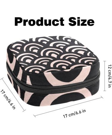 Shop Portable Women's Binding Bags & Menstrual Cup Pockets - Stylish Geometric Designs for Teenage Girls - Buy Online on GoSupps.com