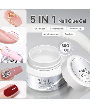 3D Sculpting Gel | 30ml Strong and Resistant Nail Modeling Glue Nail Shaping Gel - for Beginners Women Home Salon Studio Manicure Care - Buy Online on GoSupps.com
