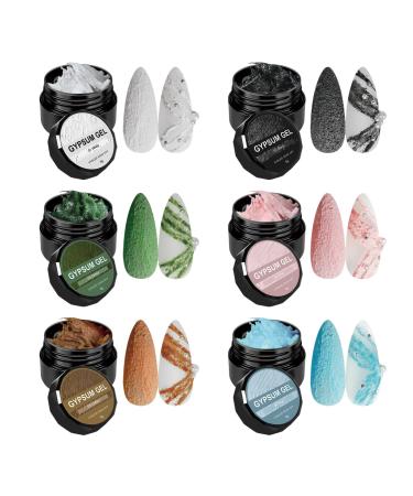 Wisylizv Solid builder gel for nails - With 3D engraved design - No-wash sculpting accessories - Scratch resistant - Extension use