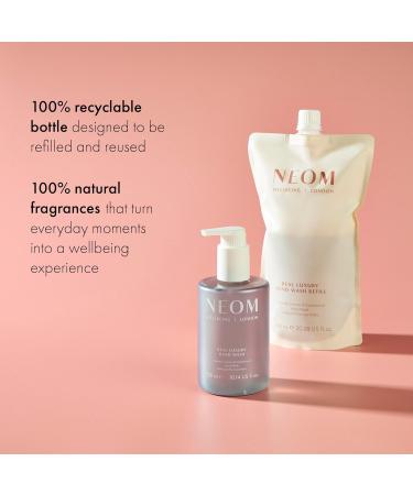 Neom Real Luxury Hand Wash 300ml | Lavender Jasmine & Sandalwood I 100% natural fragrances I Cleanses softens and replenishes I Refillable - Buy Online on GoSupps.com