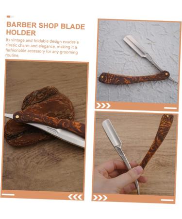 Minkissy Foldable Hairdresser Razor Blades - Stainless Steel Folding Knife for Daily Use - Buy Online on GoSupps.com