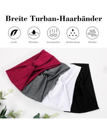 Boho Hair Bands for Women | Elastic Wide Headbands & Hair Accessories | Fashionable Styles for Girls - Buy Online on GoSupps.com