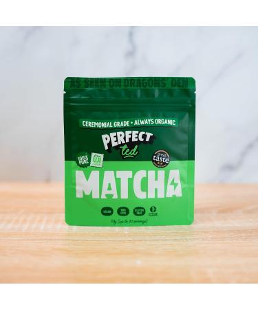 Perfect Ted Modern Matcha Starter Kit | Includes 30g Organic Ceremonial Matcha Powder Matcha Spoon Electric Handheld Milk Frother - Buy Online on GoSupps.com