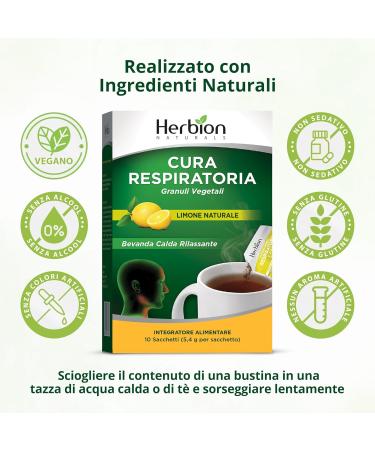 Herbion Pakistan LTD Herbion Naturals Herb Granules with natural lemon scent 10 bags 24 pieces 10 bags each - Buy Online on GoSupps.com