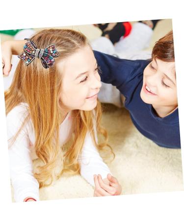 COLLBATH Hairpin Rhinestone Hair Clips Bow Spring Hair Barrettes Bowknot Hair Decors Chic Bow Headdress Bow Spring Headdress Spring Hair Clip Bowknot Hair Clip Women Bow Headdress Clip - Buy Online on GoSupps.com