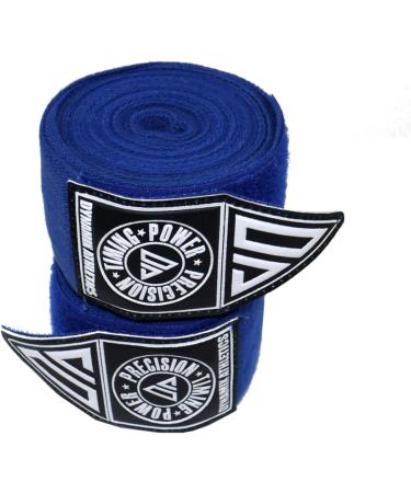 Dynamix Athletics Boxing Bands - 5.00m Elastic Bandages for MMA & Muay Thai - Extra Long with Thumb Loop & Velcro - Blue - Buy Online on GoSupps.com