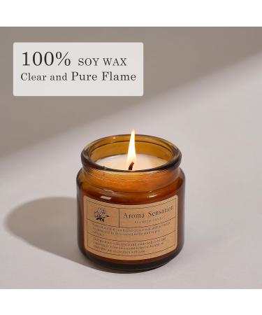Natural Soy Scented Candles for Women & Men | Long-Lasting Lavender Candle Jars for Home | International Shipping - Buy Online on GoSupps.com