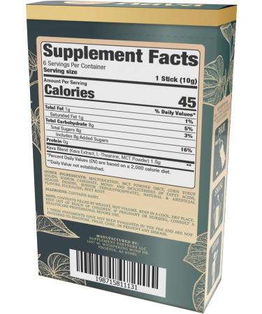 HARVEST NATURALS Kava Extract with L-Theanine & MCT Drink Mix | Strawberry Flavor | On-The-Go Sticks Add to Water | 6 Sticks (6 Servings) - Buy Online on GoSupps.com