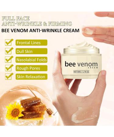 Bee Venom Firming Cream Anti Wrinkle Face Cream - Bee Venom Cream Anti Aging Face Cream Face Moisturizer for Women - Reduces Wrinkle Firms Skin and Redefines Contours Instantly Soothe and Replenish - Buy Online on GoSupps.com