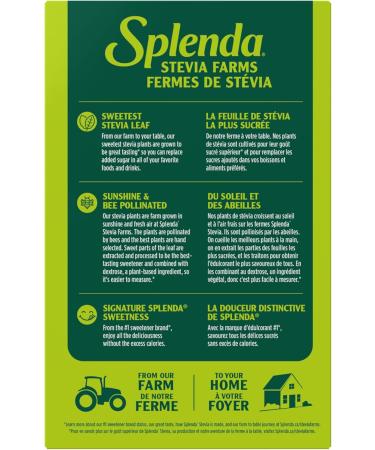 SPLENDA Stevia No Calorie Sweetener Sugar Substitute Packets 200 Count (Pack of 1) - Buy Online on GoSupps.com