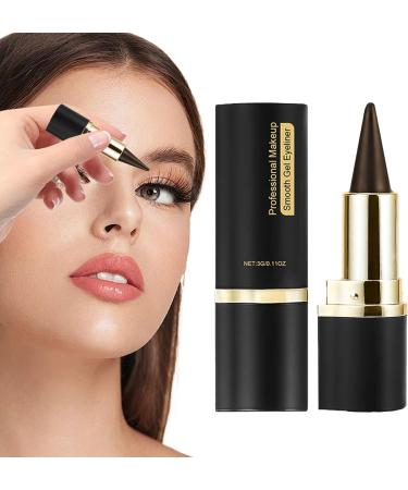 Pen Eye Liner Smudge Proof Natural Cream Precise Tip Eye Liner Waterproof Eyeliner Cream Moisturizing And High-Pigmented Cream Liner Eye Makeup for Mother Wife Girlfriend Brown - Buy Online on GoSupps.com