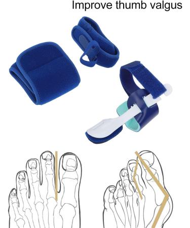 Bunion Corrector for Hallux Valgus - Adjustable Strength Toe Separator for Daily Use - Right Foot - Buy Online on GoSupps.com