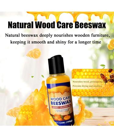 Natural Beeswax & Orange Oil Wood Conditioner - 120 ML | Premium Wood Care & Furniture Polish for International Shipping - Buy Online on GoSupps.com