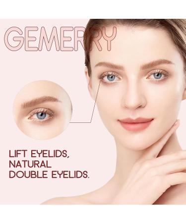 GEMERRY Eyelid Tape - Invisible Waterproof Double Eyelid Lifter Strips for Hooded & Droopy Eyes - Long-Lasting & Breathable Solution - Buy Online on GoSupps.com