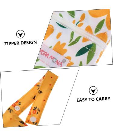 EXQUIMEUBLE Hygiene Bag Set | Menstrual Pad Holder & Tampon Organizer | Portable Makeup Storage | Assorted Colors - 2 Pcs 18x13.5x0.2cm - Buy Online on GoSupps.com