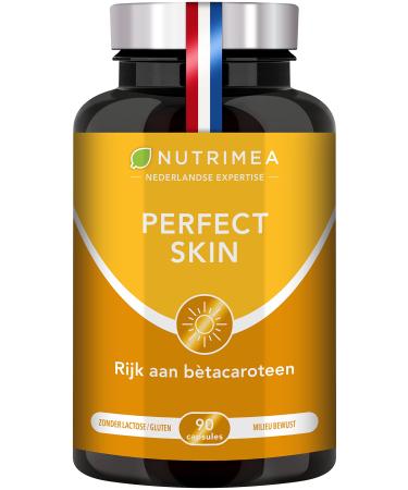 Plastimea Perfect Skin Tanning conditioner and accelerator All skin types BetaCarotene and Burdock PERFECT SKIN 90 Vegan Capsules Nutrimea Made in France