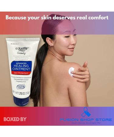 Moisturizer for Dry Cracked or Irritated Skin- Fragrance Free Ointment 1.75 oz (Pack of 1) Boxed By Fusion Shop Store - Buy Online on GoSupps.com
