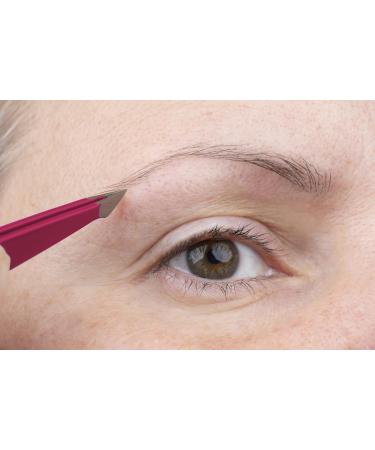 Faude Combination Tweezers - Pointed & Eyebrow Tweezers for Splinters Ingrown Hairs & Fine Hairs (Fuxia) - Perfect for Precision Grooming - Buy Online on GoSupps.com