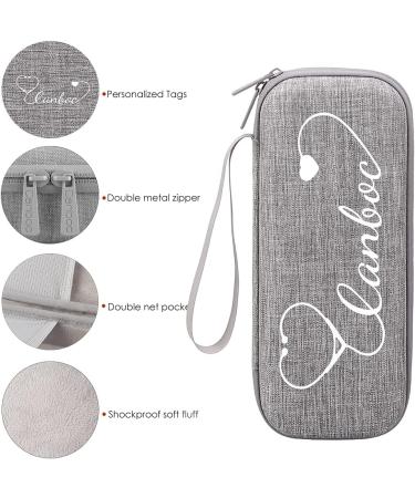 Canboc Hard Stethoscope Case for 3M Littmann & MDF Stethoscopes - Grey | Mesh Pocket for Accessories | Protect Your Cardiology IV, Lightweight II S.E, Classic III Stethoscope - Buy Online on GoSupps.com