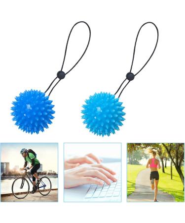 Hand Therapy Ball Set - Silicone Finger Trainer & Stress Relief Grip Balls for Strength Training & Pain Relief (2 Pieces) - Buy Online on GoSupps.com