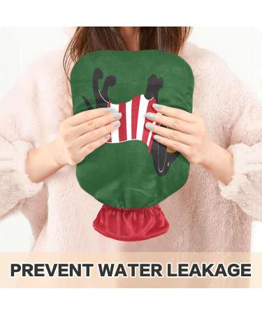 Hot Water Bottle for Dogs - Dachshund Safe 1L BPA Free with Cover | Pain Relief & Comfort for Paws - Buy Online on GoSupps.com