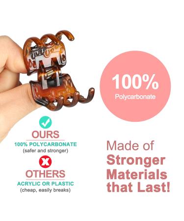 Morhom 6-Piece Medium Hair Claw Clips for Women and Girls - Ideal for Thick or Medium Hair - 1.3 Inch Size - MIX - Buy Online on GoSupps.com
