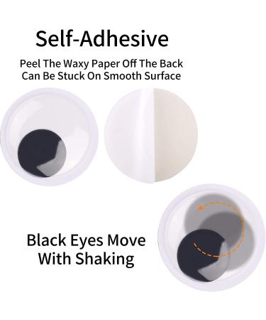 Giant 6 Inch Googly Eyes - Self Adhesive for DIY Crafts & Decorations - 2 Pieces - Buy Online on GoSupps.com