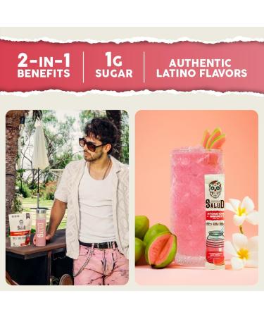 Salud 2-in-1 Hydration Packets & Immunity Electrolytes Powder - Guava Guayaba Agua Fresca Mix Elderberry Vegan Non-GMO Gluten Free 15 Servings - Buy Online on GoSupps.com