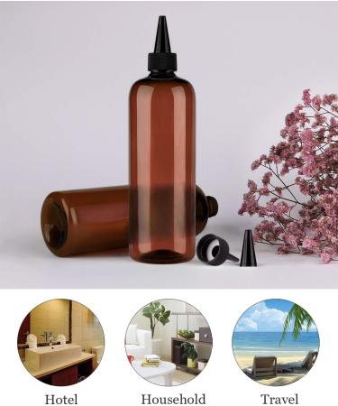 Sdoot Bernstein Squeezing Bottle for Hair Color - 2 Pack 473ml Applicator with Rotating Lock Ideal for Hair & Pet Use Brown Black Cap - Buy Online on GoSupps.com