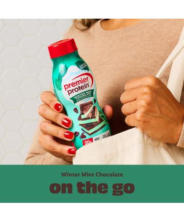 Premier Protein Shake, Limited Edition, Winter Mint Chocolate, 30g Protein, No Added Sugar, 24 Vitamins & Minerals to Support Immune Health, 11.5 fl oz, 12 Pack - Buy Online on GoSupps.com