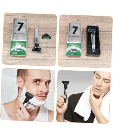 Professional Short Handle Razor Set for Men - High-Quality Stainless Steel Blades & Razor Plane - Buy Online on GoSupps.com
