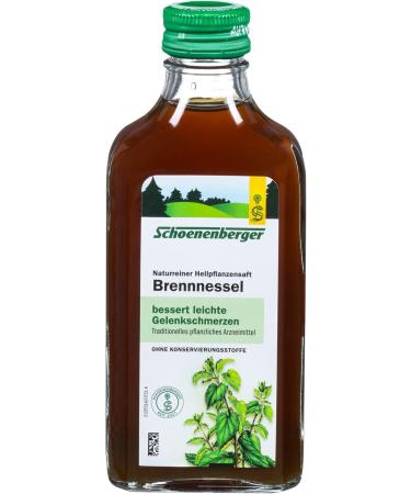 Schoenenberger Nettle Plant Juice - 200ml | Organic Herbal Supplement | Boost Immunity & Detoxify - Buy Online on GoSupps.com