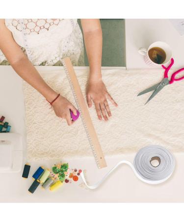1/2 Inch White Bias Binding Tape - 50 Yards for Sewing, Quilting, Piping & DIY Crafts - Buy Online on GoSupps.com