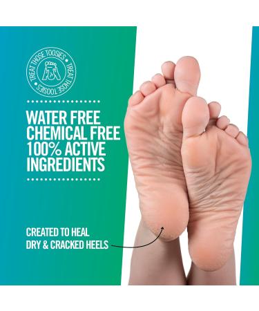 Our Tiny Bees Two Mint and Tea Tree Foot Balm 45ml - Natural Foot Balm for Cracked Heels and Dry Feet Antibacterial and Moisturising Foot Care. Hydrating Foot and Heel Balm Treatment. - Buy Online on GoSupps.com