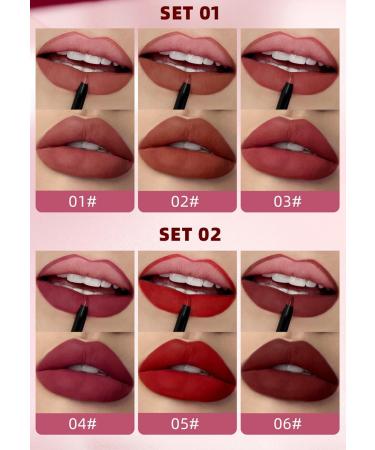 3PCS Matte Liquid Lipstick & Lip Liner Kit - Long-Lasting Waterproof 2-IN-1 Pigmented Gloss Set for Effortless Lips Makeup (Set 01) | International Shipping Available - Buy Online on GoSupps.com