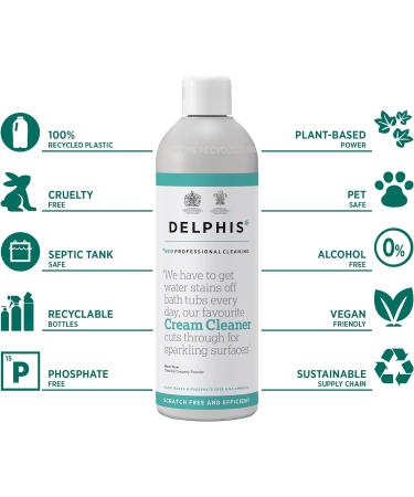 Delphis Eco Multi Use Non Scratch Cream Cleaner 500ml | Eco Friendly | Kitchen & Bathroom Cream Cleaner (Pack of 2) - Buy Online on GoSupps.com