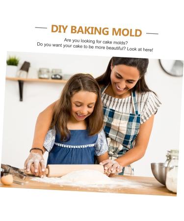 Zerodeko Tyre Lever 4 pcs Creative Reusable Cuake Gold Molds Baking Alloy Supply Mini Durable Cake Aluminum Mold Tools 7.5x7.5x6.5cmx2pcs Silverx2pcs - Buy Online on GoSupps.com