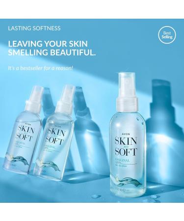 AVON SKIN SO SOFT Original Jojoba Oil Spray Lightweight DRY Oil with Natural Moisturizing JOJOBA for Silky Smooth Hydrated Skin 5.Fl Oz (3 PACK) - Buy Online on GoSupps.com
